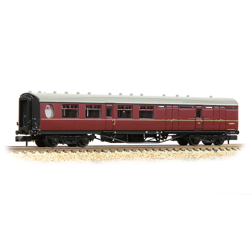 LNER Thompson Brake Second Corridor BR Maroon