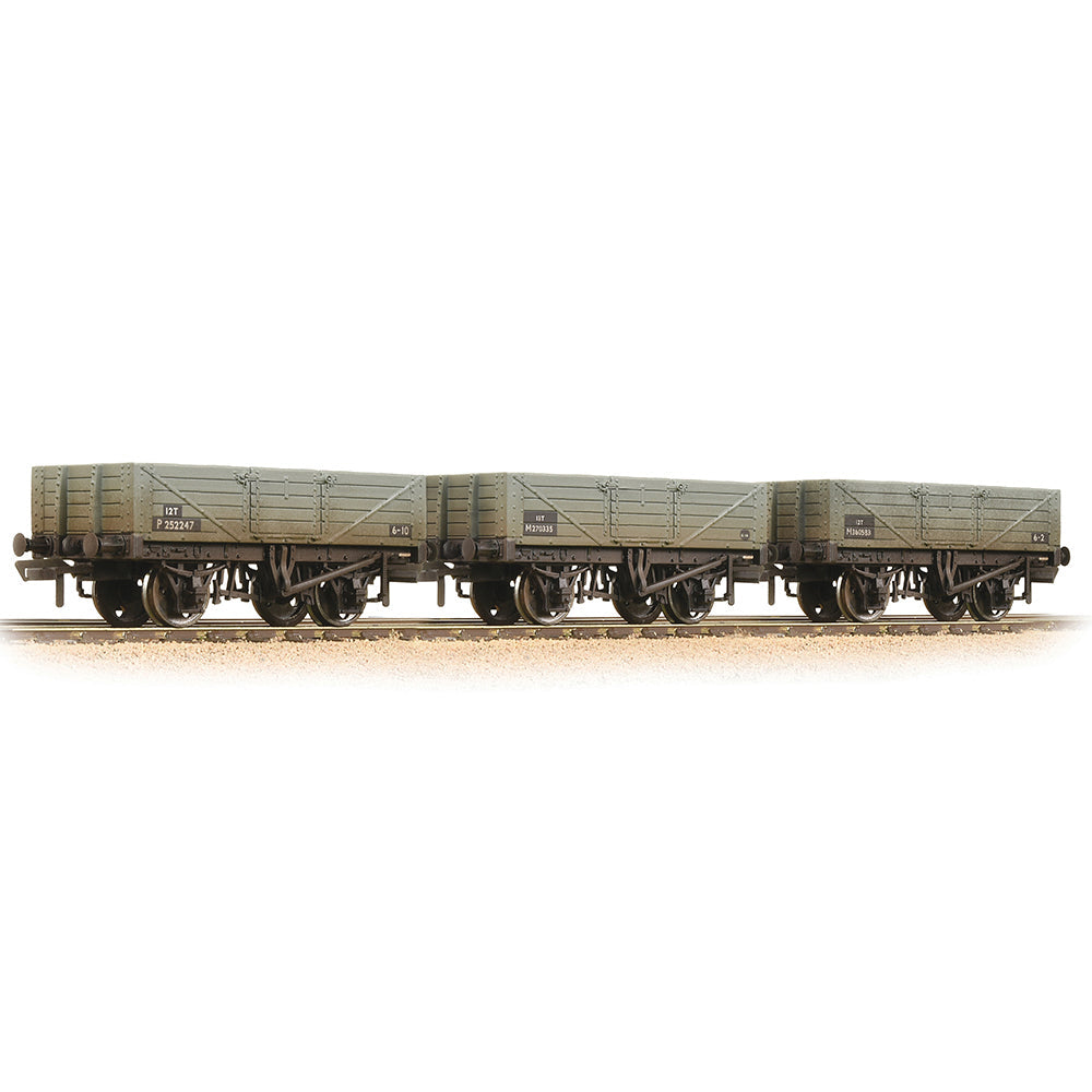 5 Plank 3-Wagon Pack BR Grey (Early) [W]