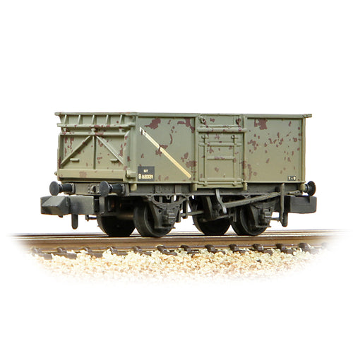 BR 16T Steel Mineral Wagon with Top Flap Doors BR Grey [W]