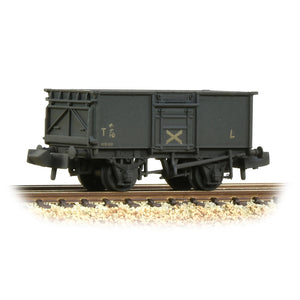 BR 16T Steel Mineral Wagon with Top Flap Doors NCB Grey [W] - Bachmann -377-228