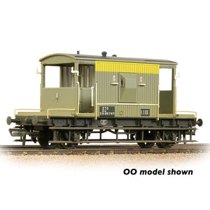 BR 20T Brake Van BR Engineers Grey & Yellow [W] - Bachmann -377-529A