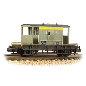 BR 20T Brake Van BR Engineers Grey & Yellow [W] - Bachmann -377-529A