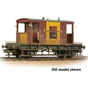 BR 20T Brake Van BR Bauxite (TOPS) 'Air Piped' [W] - Bachmann -377-530