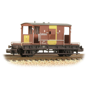 BR 20T Brake Van BR Bauxite (TOPS) 'Air Piped' [W] - Bachmann -377-530