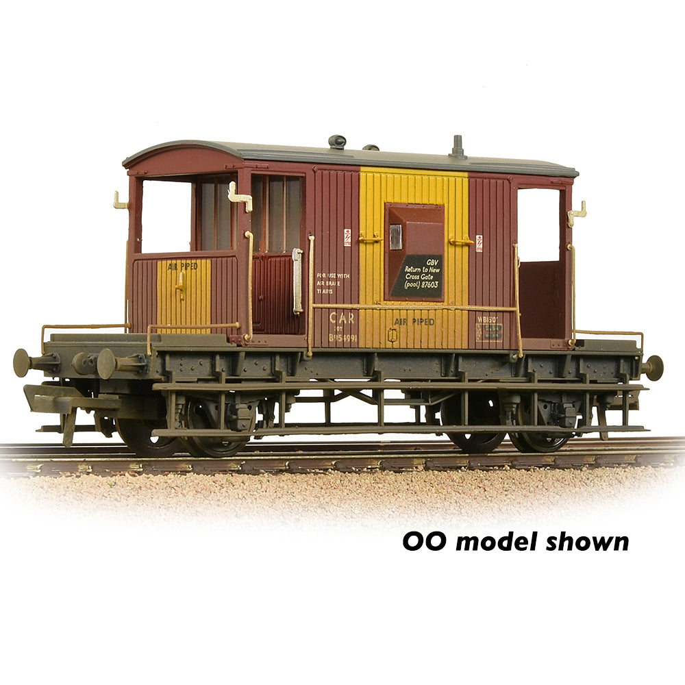 BR 20T Brake Van BR Bauxite (TOPS) 'Air Piped' [W]