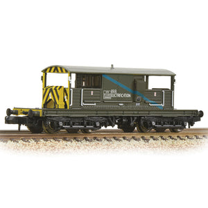 SR 25T 'Queen Mary' Brake Van BR Departmental Olive Green - Bachmann -377-878