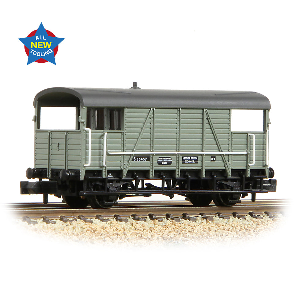 SE&CR 25T 'Dance Hall' Brake Van BR Grey