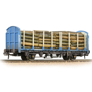 BR OTA Timber Wagon 'Kronospan' Blue [W, WL] - Bachmann -38-302A