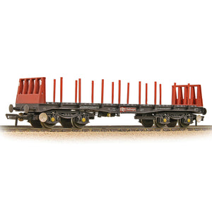 BR BAA Steel Carrier Wagon BR Railfreight Red [W, WL] - Bachmann -38-351B