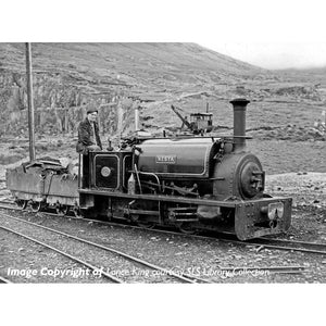 Quarry Hunslet 0-4-0 Tank 'Nesta' Penrhyn Quarry Lined Black - Bachmann -391-052