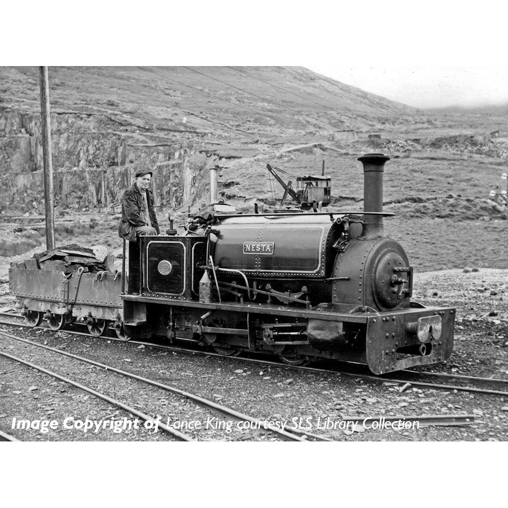 Quarry Hunslet 0-4-0 Tank 'Nesta' Penrhyn Quarry Lined Black