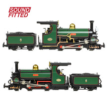 Load image into Gallery viewer, Mainline Hunslet 2-4-0STT &#39;Linda&#39; Ffestiniog Railway Green - Bachmann -391-135SF - Scale OO9
