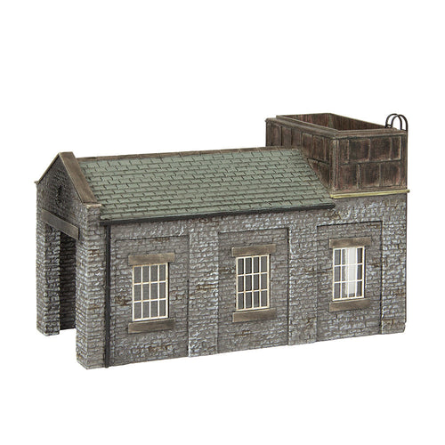 Stone Engine Shed with Tank