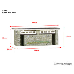 Toilet Block - Bachmann -42-0040