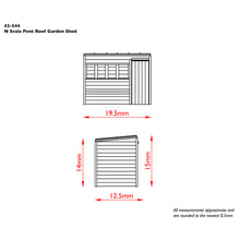 Load image into Gallery viewer, Pent Roof Garden Shed - Bachmann -42-544
