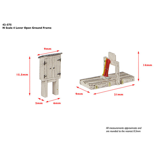 4 Lever Open Ground Frame