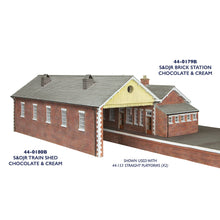 Load image into Gallery viewer, S&amp;DJR Brick Station Chocolate and Cream - Bachmann -44-0179B - Scale OO
