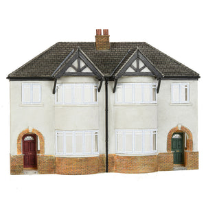 Low Relief 1930s Semi Detached Houses - Bachmann -44-0206