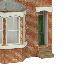 Load image into Gallery viewer, Low Relief Left Hand Bay Terrace Green - Bachmann -44-0213G - Scale
