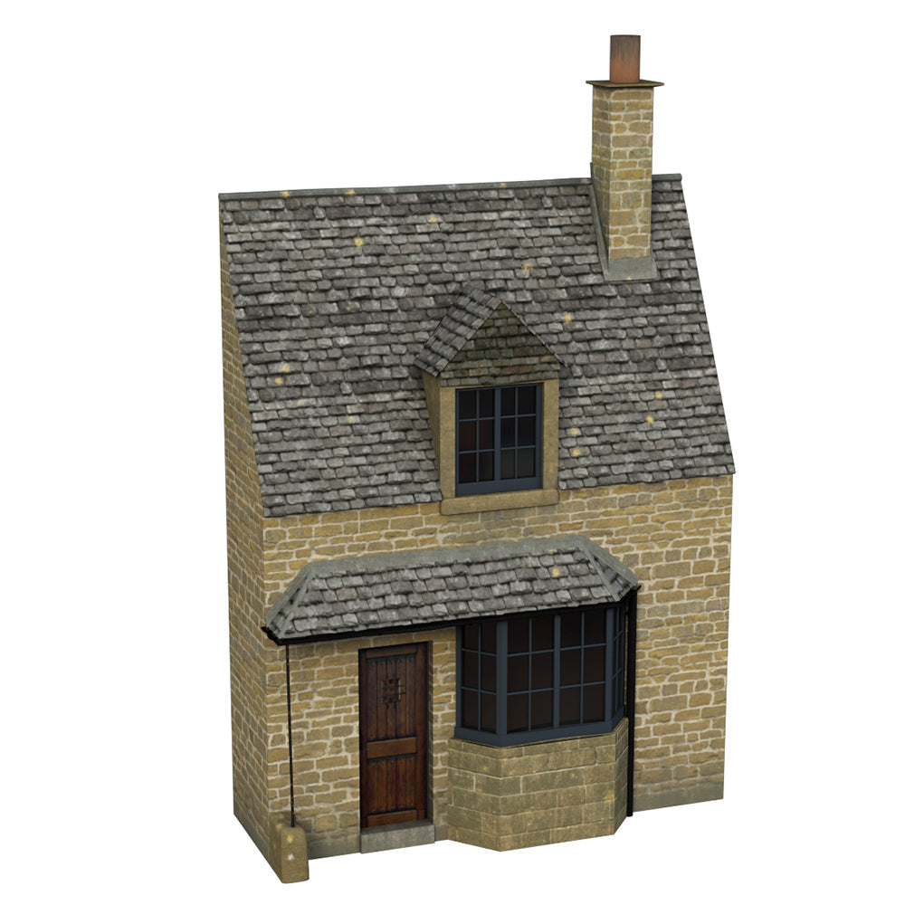 Low Relief Honey Stone Cottage