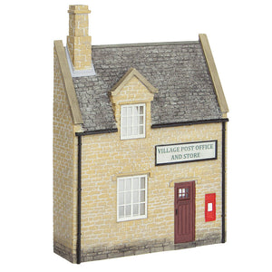 Low Relief Honey Stone Post Office and Shop - Bachmann -44-296