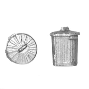 Old Style Domestic Dustbins (x10) - Bachmann -44-522