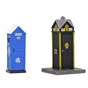 Roadside Rescue Phone Boxes - Bachmann -44-585