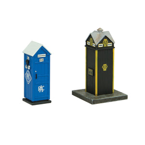 Roadside Rescue Phone Boxes - Bachmann -44-585