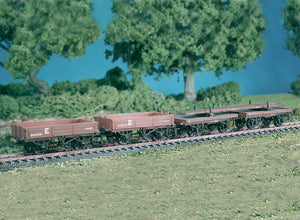 Permanent Way Wagons (set of 4) (M/W, B/B)