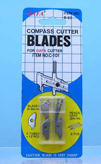 SPARE BLADE SET COMPASS CUTTER