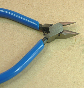 MINI SS SIDE CUTTERS BLUE HANDLES