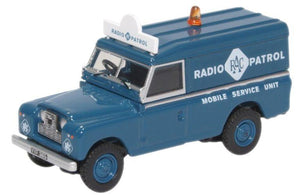 LAND ROVER SERIES 11 RAC RADIO PATROL  76lan2017   1:76 Scale