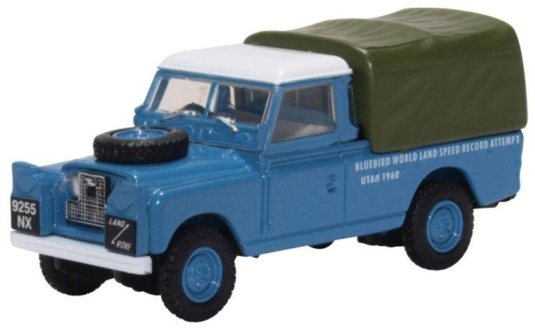 LAND ROVER 2 LWD CANVAS BLUEBIRD  76lan2020   1:76 Scale