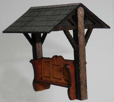 OOVS1 VILLAGE SEAT WITH CANOPY