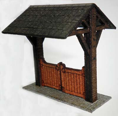 OOCLG1 OO GAUGE CHURCH LYCH GATE KIT