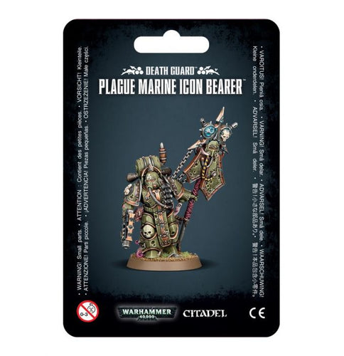 DEATH GUARD: PLAGUE MARINE ICON BEARER - 40k - gw-43-47