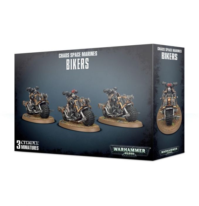 CHAOS SPACE MARINES: CHAOS BIKERS - 40k - gw-43-08