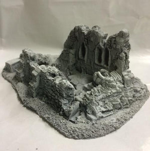 25/28mm Large Derelict Building - Type 13 - BZB13