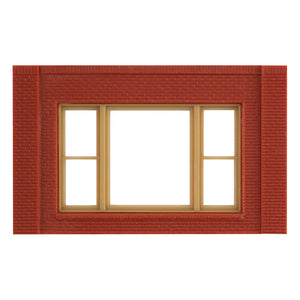 Single Storey 20th Century Window Wall (x4) 