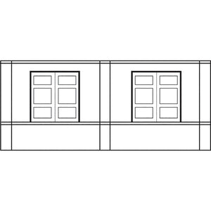 Dock Level Freight Doors (x3) - Bachmann -DPM60105