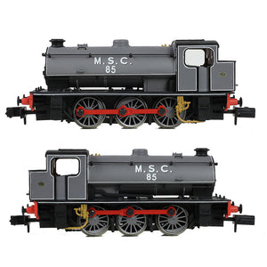 WD Austerity Saddle Tank 85 M.S.C. (Manchester Ship Canal) Lined Grey - Bachmann -E85508 - Scale