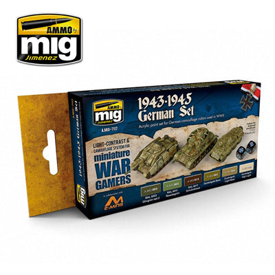 WARGAME 1943-45 GERMAN ACRYLIC PAINT SET