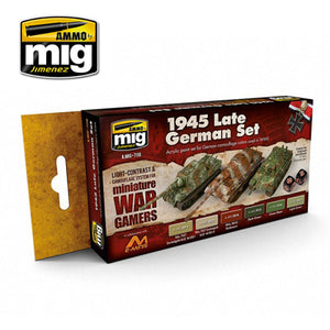 WARGAME 1945 LATE GERMAN ACRYLIC PAINT SET