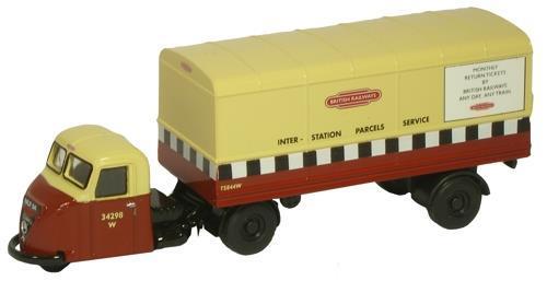 Scammell Scarab Van Trailer BR   76RAB001   1:76 Scale,OO Gauge