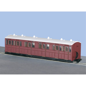 PECO GLT OO-9 L & B Composite Coach 1st/3rd L & B Livery Unlettered