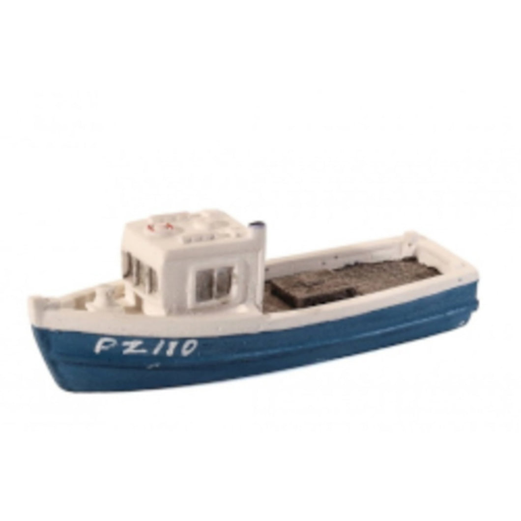 Fishing Boat Blue