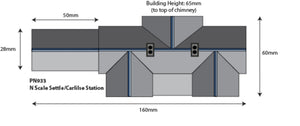 Settle/Carlisle Railway Station - N Gauge - PN933 by Metcalfe