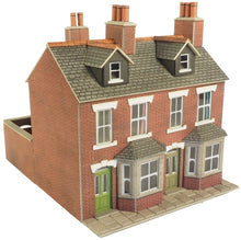 Load image into Gallery viewer, Terraced Houses in Red Brick - OO Gauge - PO261 by Metcalfe
