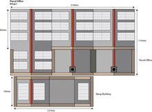 Load image into Gallery viewer, Parcel Offices - OO Gauge - PO321 by Metcalfe
