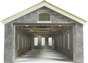 Settle/Carlisle Double Track Engine Shed - OO Gauge - PO337 by Metcalfe